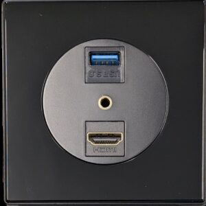 USB+HDMI+3,5мм разъемы MacKenzie PX-052 (10/100) черный