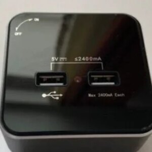Трековая розетка UTEN 2 USB Черная