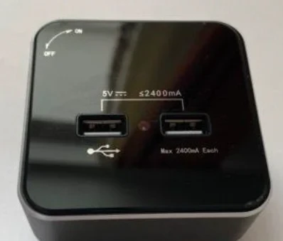 Трековая розетка UTEN 2 USB Черная